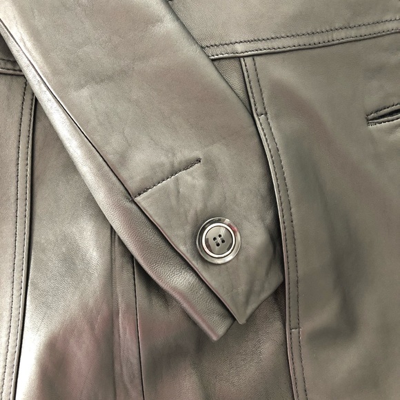 NWT, kenneth cole new york GENUINE leather coat - Picture 5 of 7